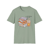 SMILEY BOOKS AND COFFEE Unisex Softstyle T-Shirt