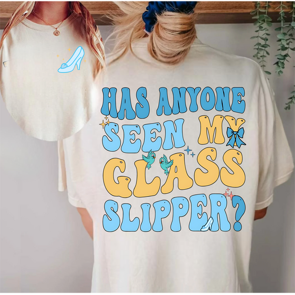 Glass slipper front only DTF RTS