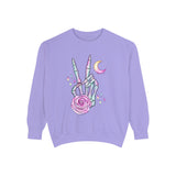Pastel Peace Unisex Comfort Colors Sweatshirt