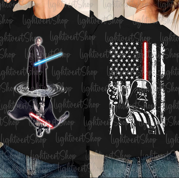 Flag vader back only DTF RTS