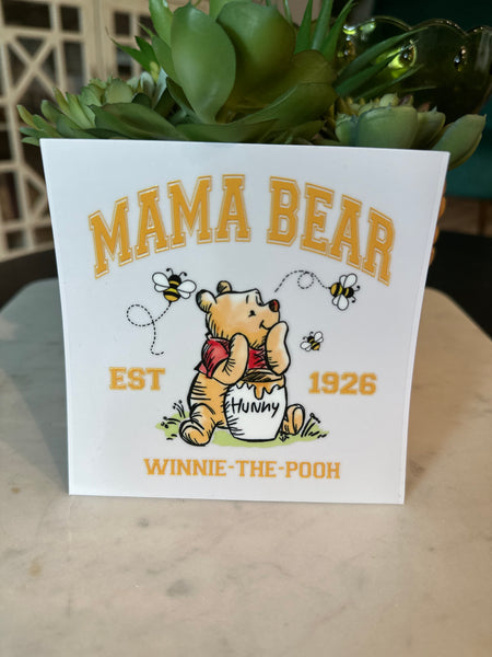 Mama bear UV DECAL NO TOOLS NEEDED RTS