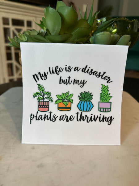 Thriving plants UV DECAL NO TOOLS NEEDED RTS