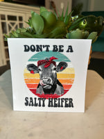 Heifer UV DECAL NO TOOLS NEEDED RTS