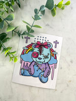 Voodoo bear UV DECAL NO TOOLS NEEDED RTS 3-4IN